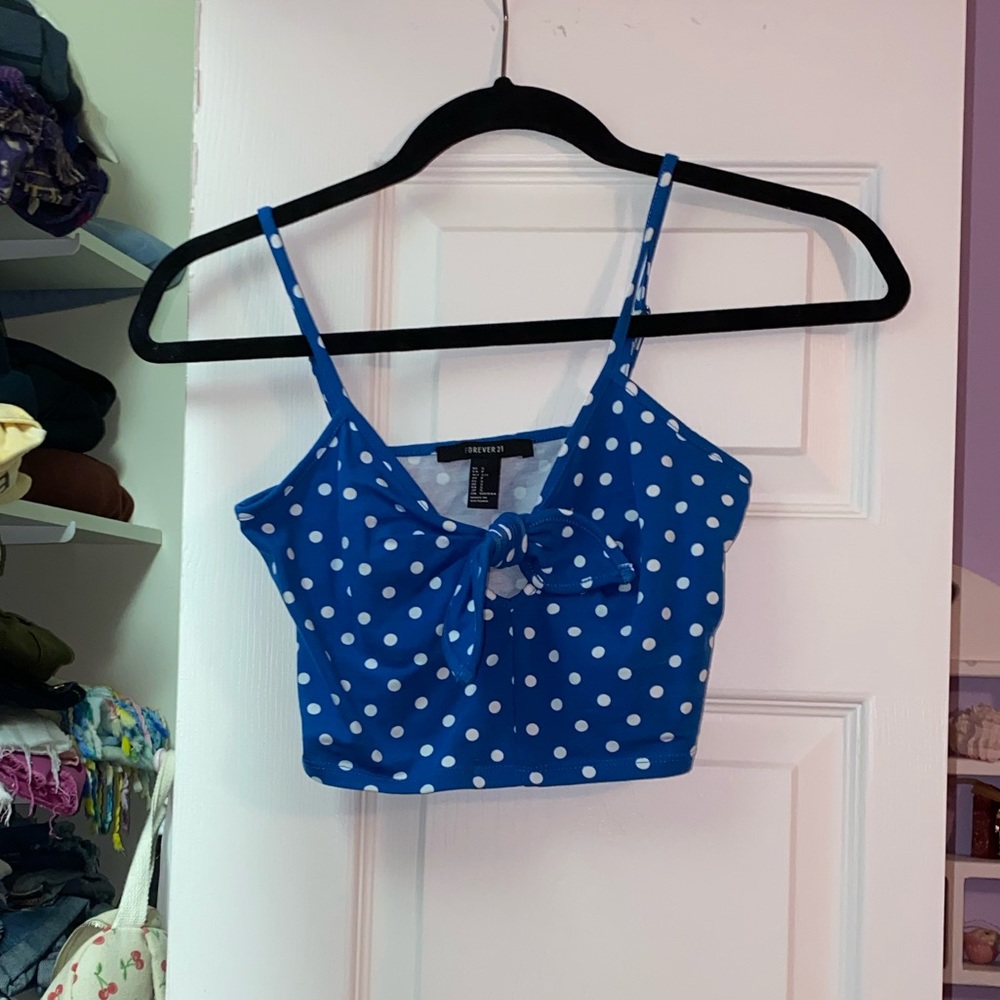 Polka Dot Crop Top